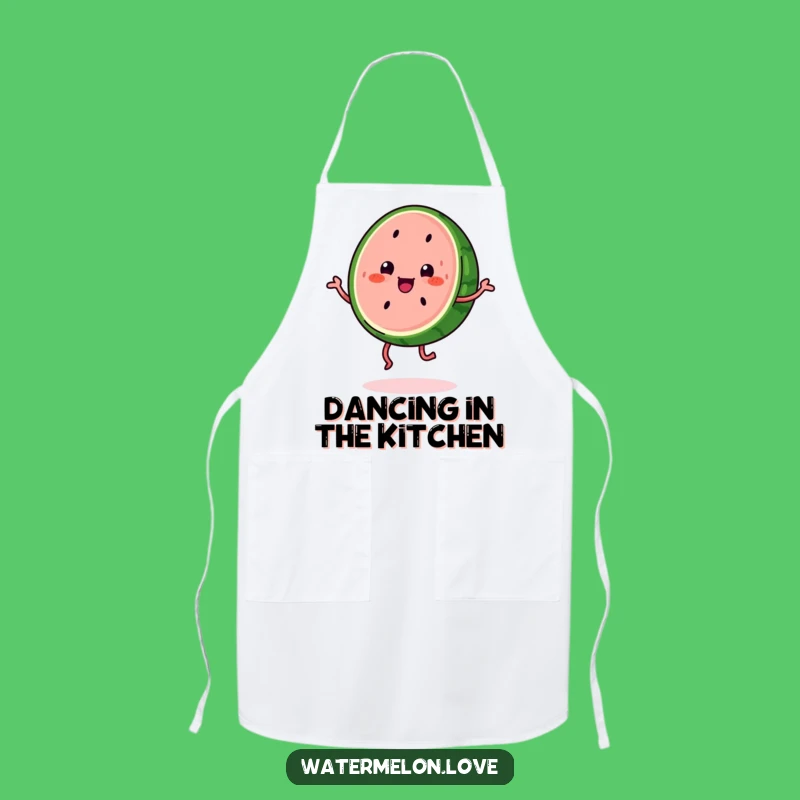 Funny Kawaii Watermelon Apron: Hilarious Jigging Fruit for Kitchen Fun, Perfect Funny Gift