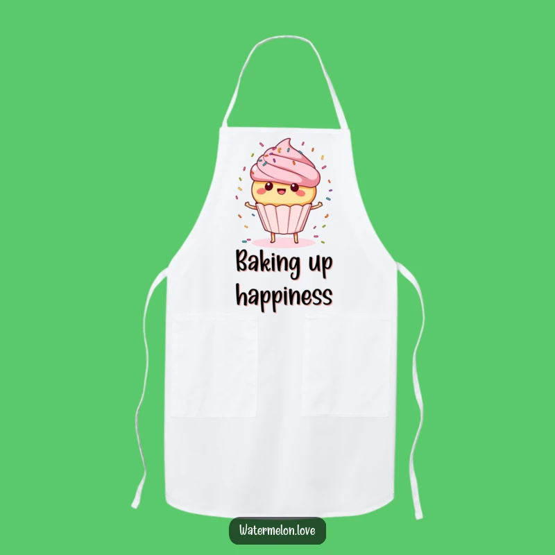 Funny Spinning Cupcake Apron: Dessert Kitchenware, Hilarious Gift!