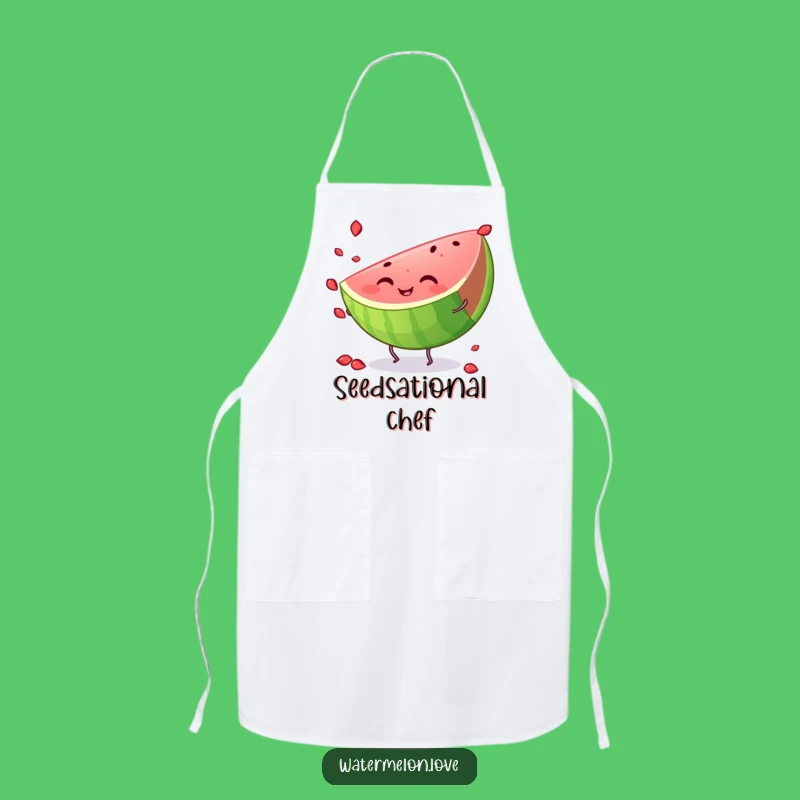 Funny Watermelon Juggling Apron - Kitchen Fun for Summer Cooks