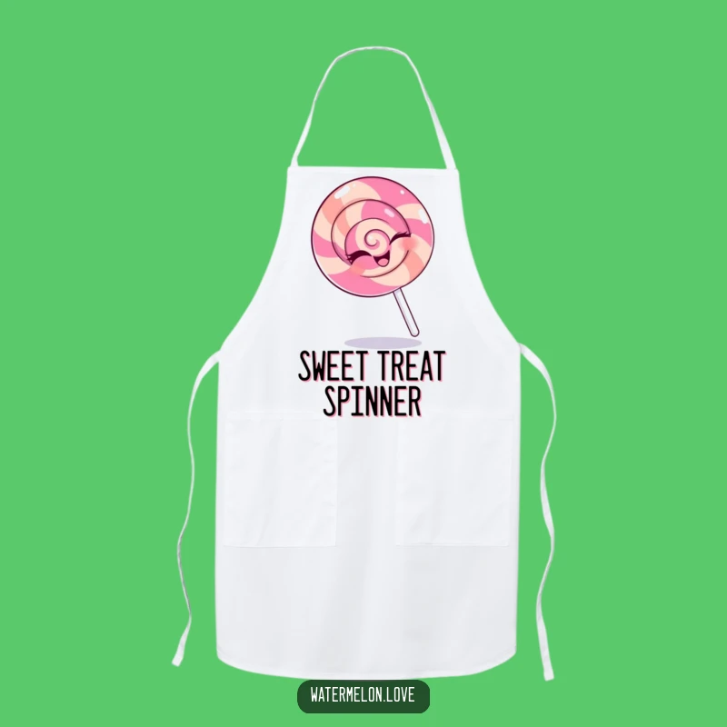 Funny Winking Lollipop Apron - Cook with Sweet Style!