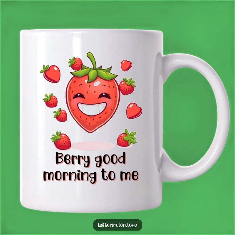 Funny Strawberry Juggling Berries Mug: A Hilarious Gift for Fruit Lovers