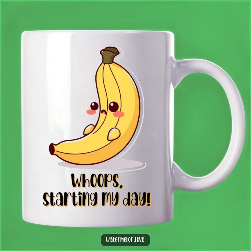 Funny Banana Peel Slipping Mug - Hilarious Gift for Pranksters and Comedy Lovers!