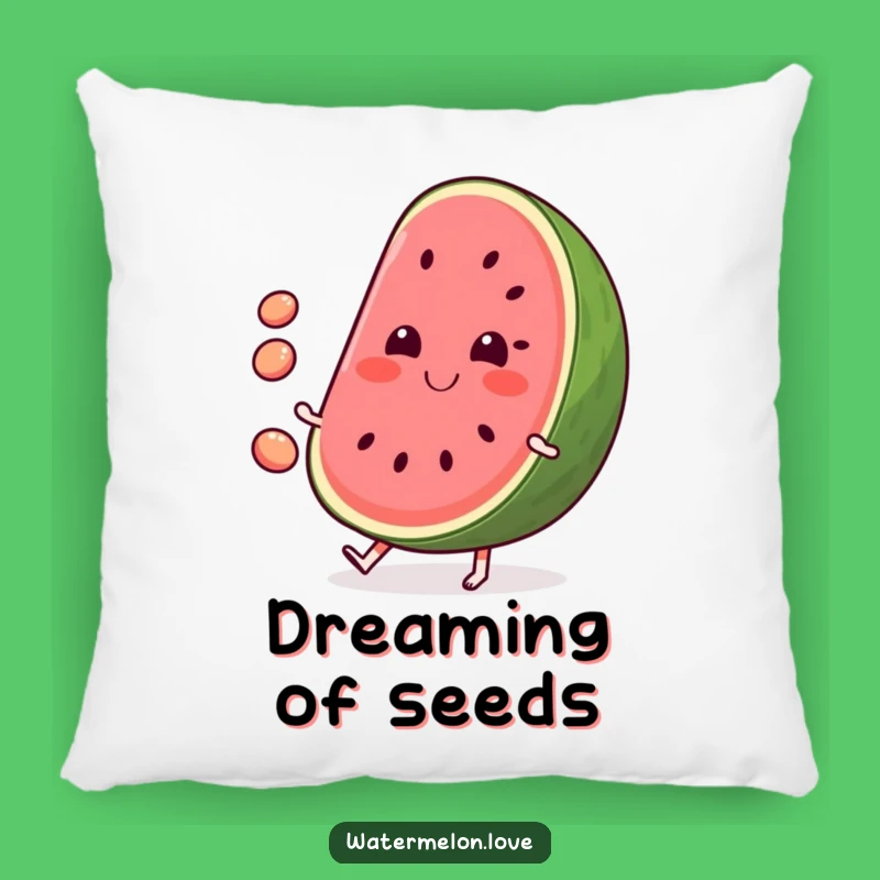 Funny Watermelon Pillow: Cozy & Refreshing - Hilarious Home Accent!