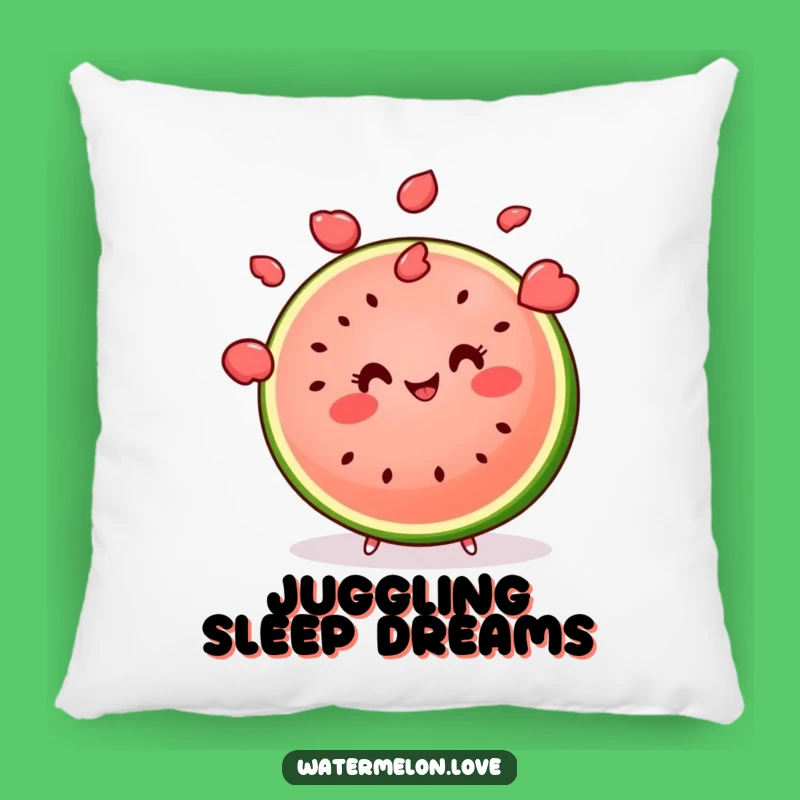 Funny Kawaii Watermelon Pillow: Cozy Juggling Fruit for Ultimate Comfort, Perfect Funny Gift