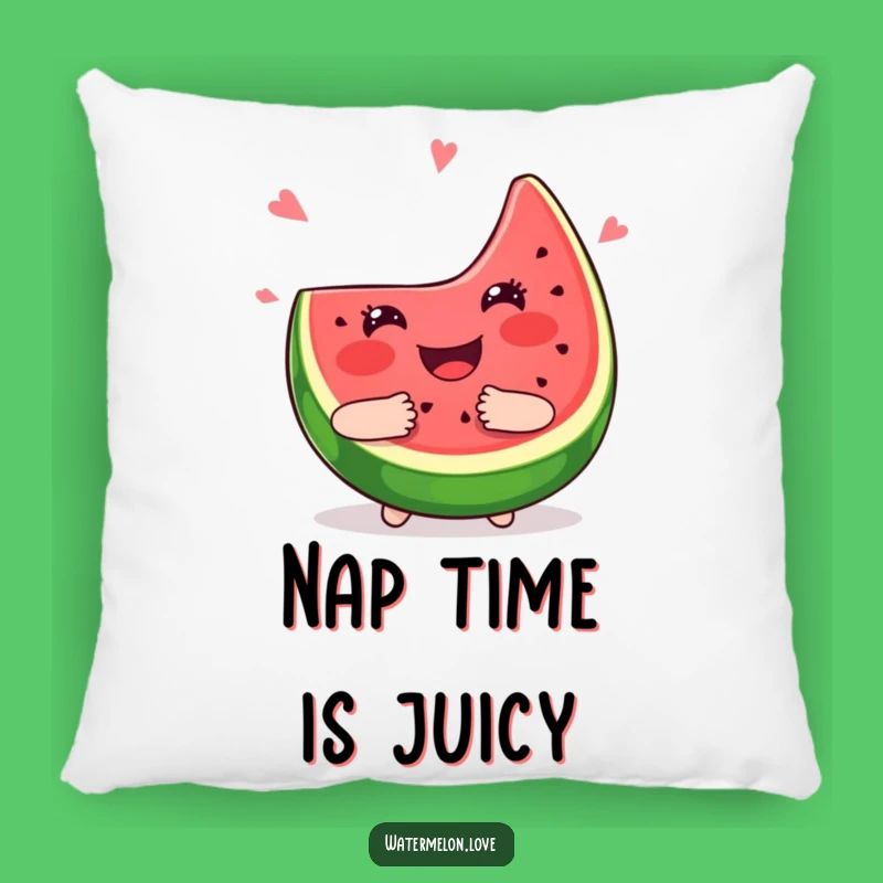 Funny Kawaii Watermelon Hug Pillow - Cuddle Up with Fruity Cheer!
