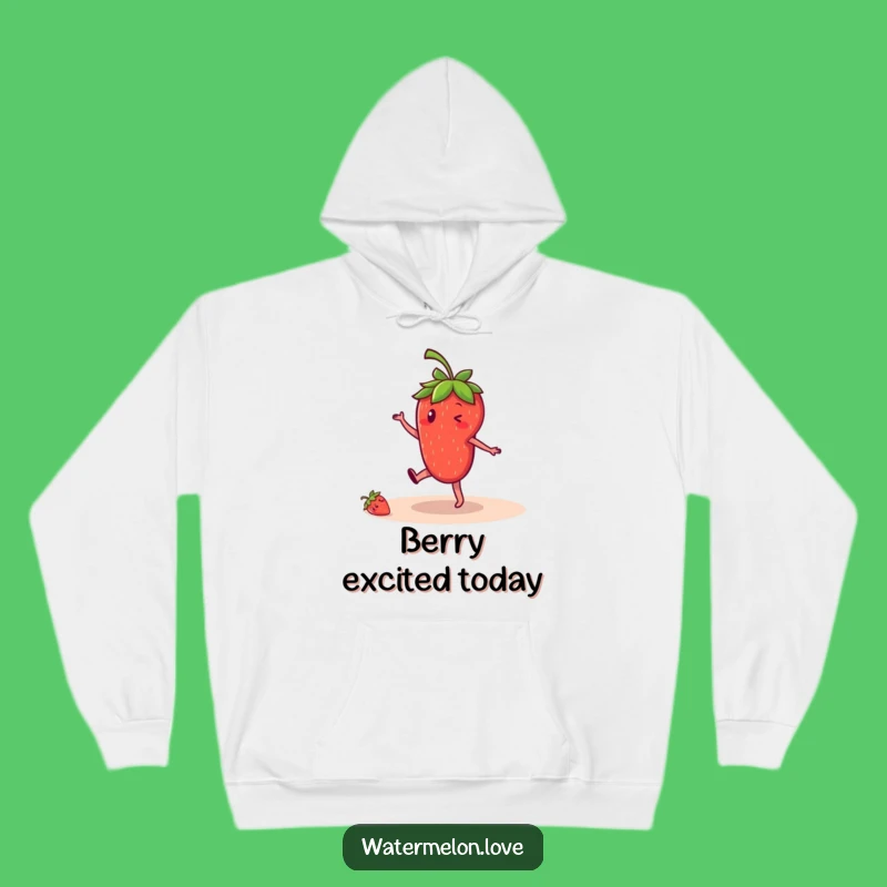 Funny Strawberry Hoodie: Cartwheeling Comfort, Your New Favorite Funny Gift