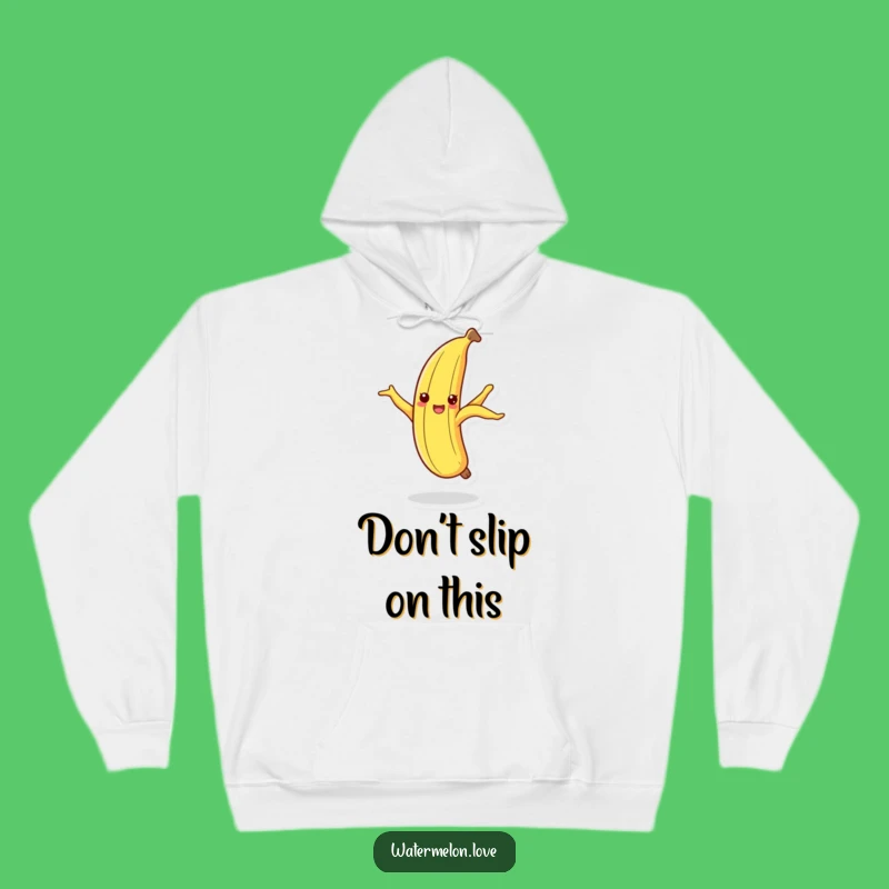 Cozy Funny Dancing Banana Peel Hoodie: Warm & Groovy Fruit Fan Gift