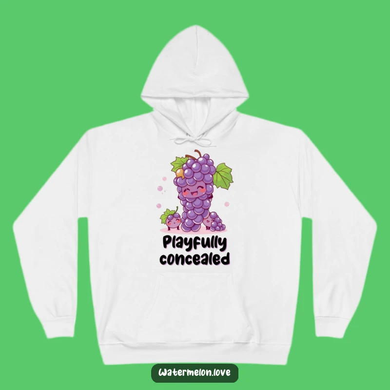 Cozy Funny Giggling Grape Hoodie: Keep Warm and Playful - Great Funny Gift