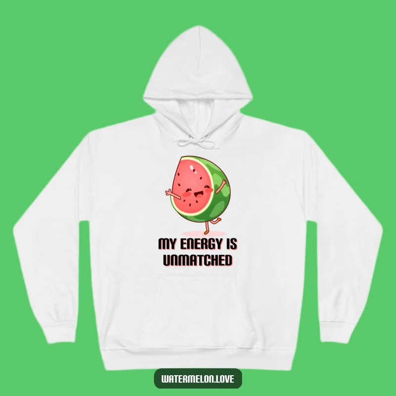 Cozy Funny Watermelon Cartwheel Hoodie: Warm & Hilarious Fruit Fan Gift