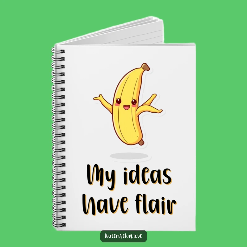Funny Dancing Banana Peel Notebook: Jot Down Groovy Ideas Gift