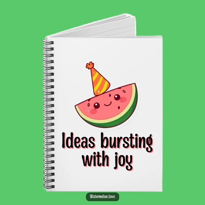 Funny Kawaii Watermelon Notebook: Party Plans, Perfect Funny Gift
