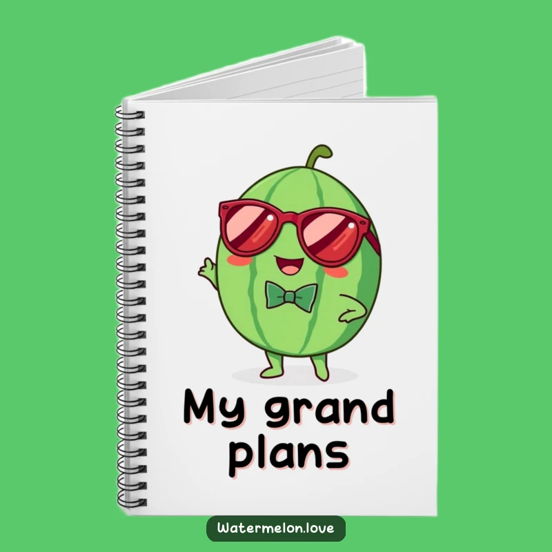 Funny Kawaii Watermelon Notebook: Jot Down Stylish Ideas