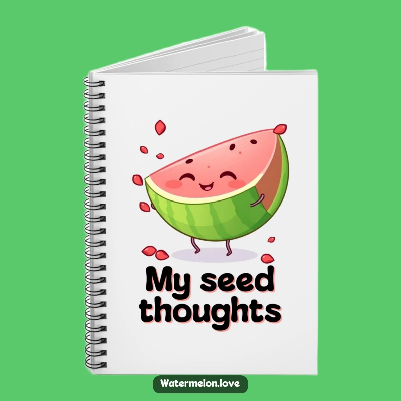 Funny Watermelon Juggling Notebook - Journal for Summer Ideas