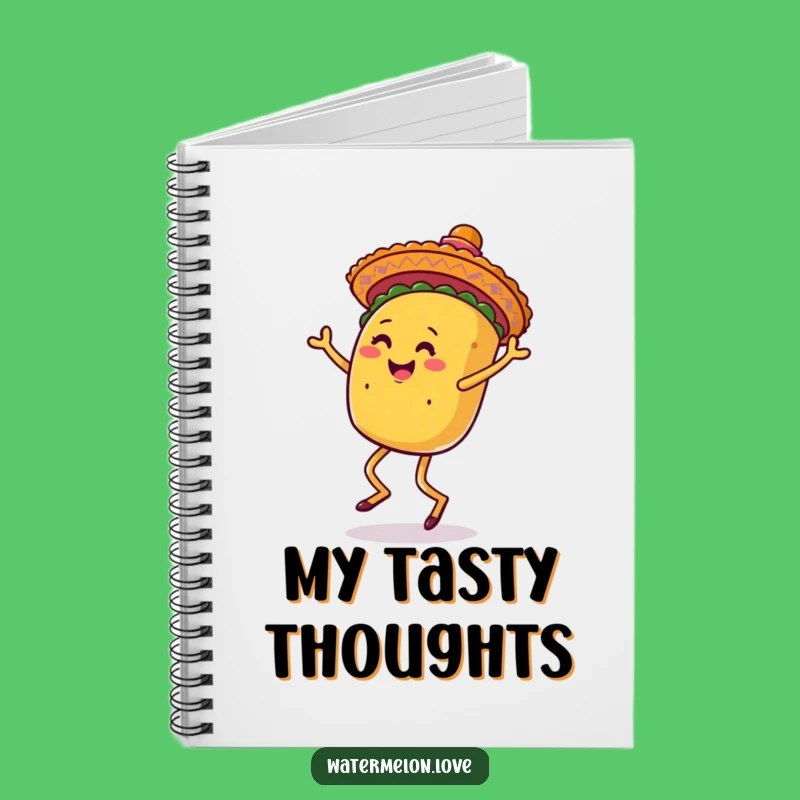 Funny Taco Dancer Notebook: Jot Down Ideas with Fiesta Flair