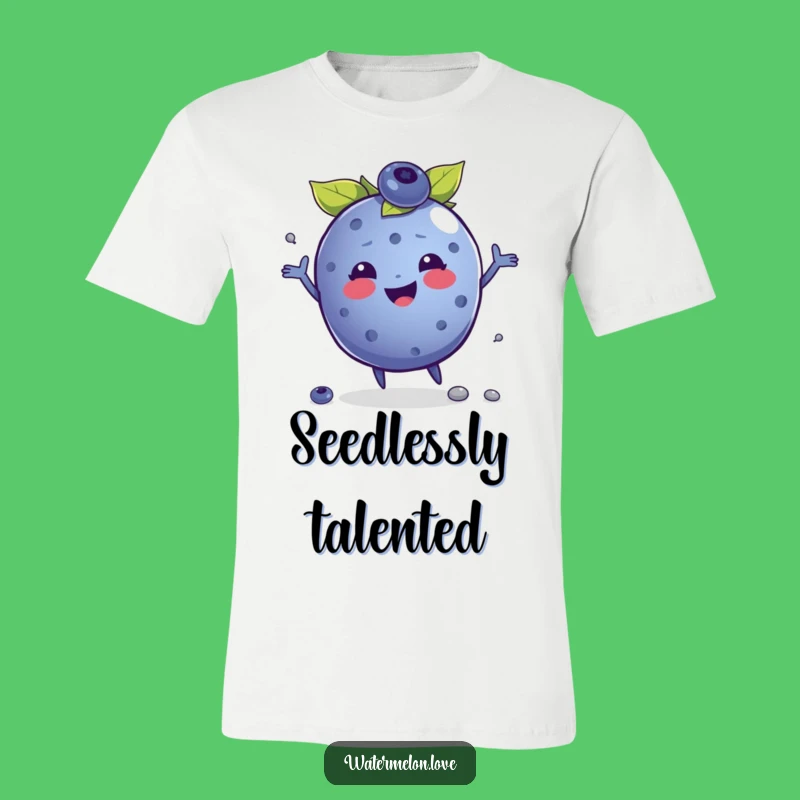 Funny Blueberry Juggling T-Shirt - Wear Your Joyful Spirit!