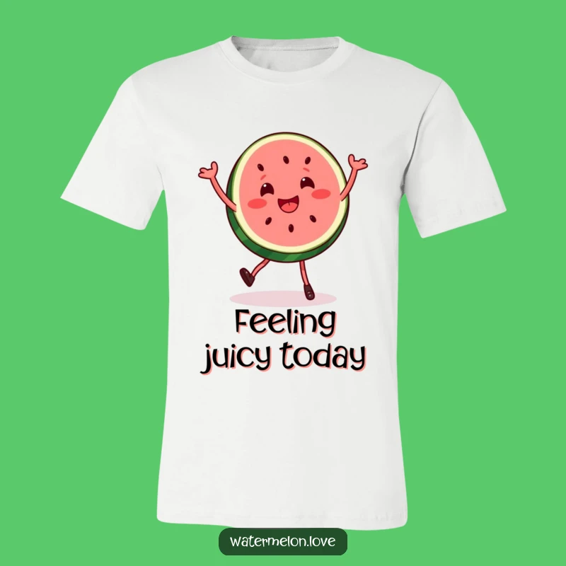 Funny Watermelon Dance T-Shirt - Joyful Fruit Slice Tee - Great Gift
