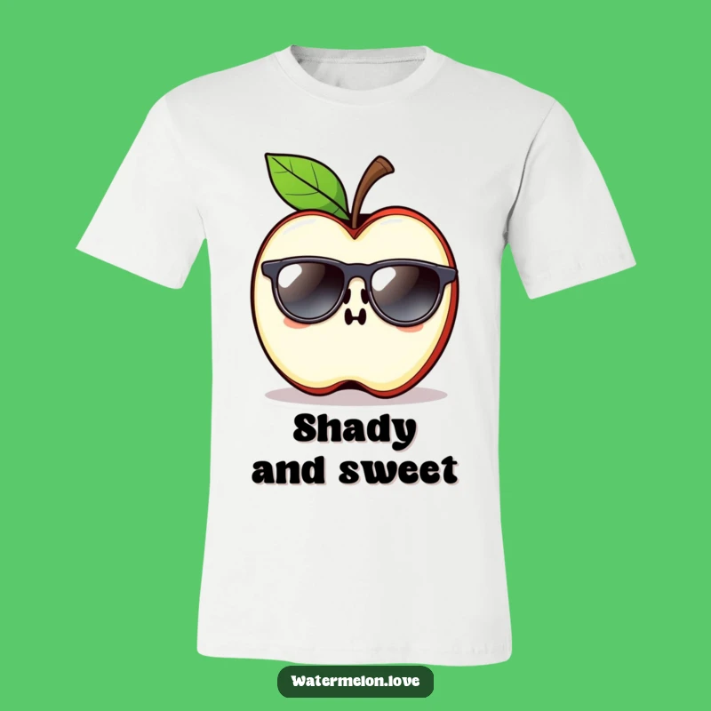 Funny Apple Slice Sunglasses T-Shirt - Effortlessly Cool Style!