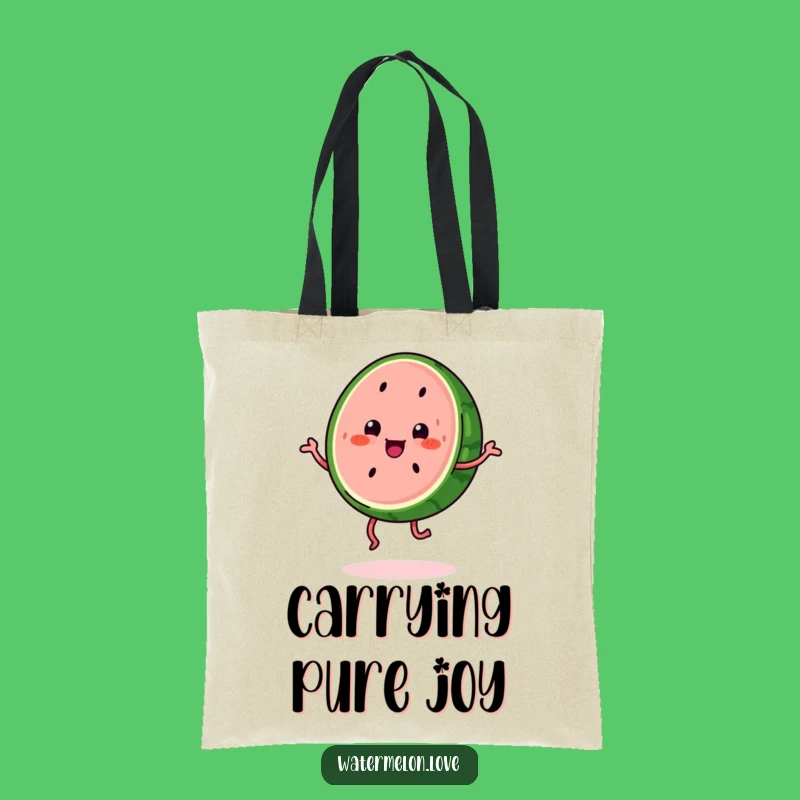 Funny Kawaii Watermelon Tote Bag: Hilarious Jigging Fruit for Everyday Fun, Perfect Funny Gift