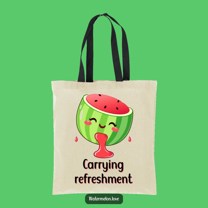 Funny Watermelon Juice Tote Bag: Carry Your Summer Fun & Sweetness