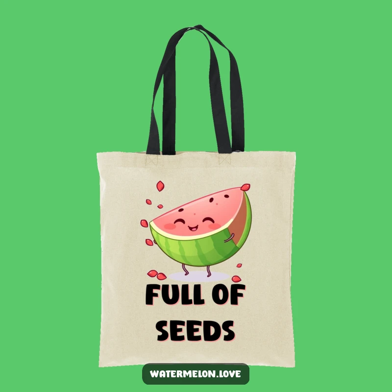 Funny Watermelon Juggling Tote Bag - Summer Accessory for Beach Lovers