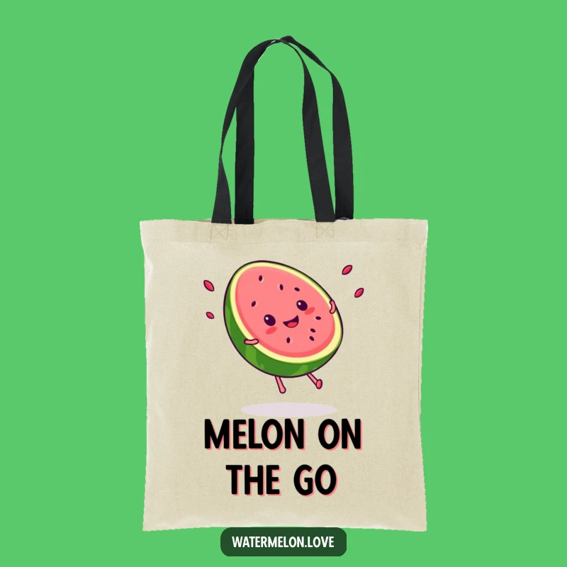 Funny Kawaii Watermelon Tote Bag: Carry Summer Fun, Chic Funny Gift!