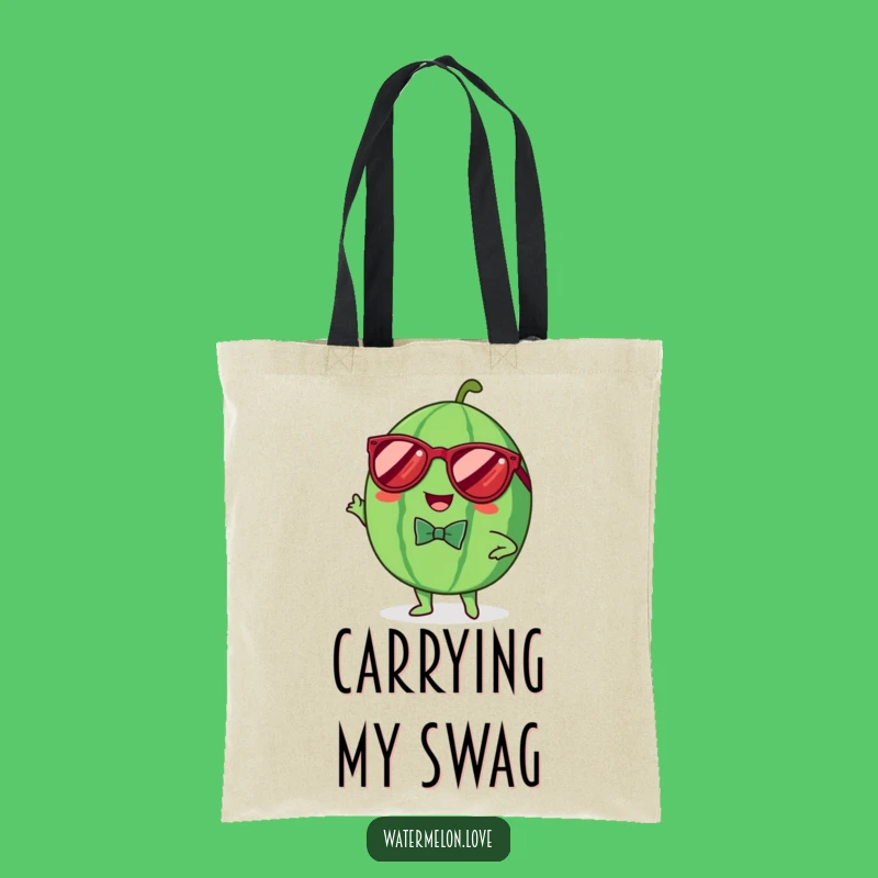Funny Kawaii Watermelon Tote Bag: Carry Your Cool Style