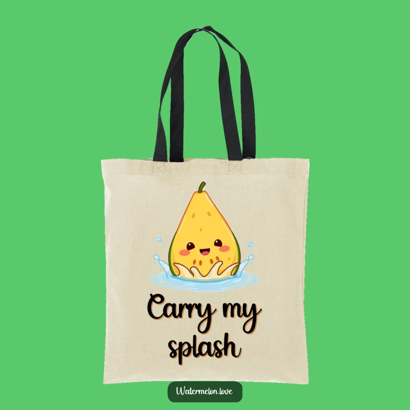 Funny Melon Splash Tote Bag - Adorable Accessory for Summer Outings