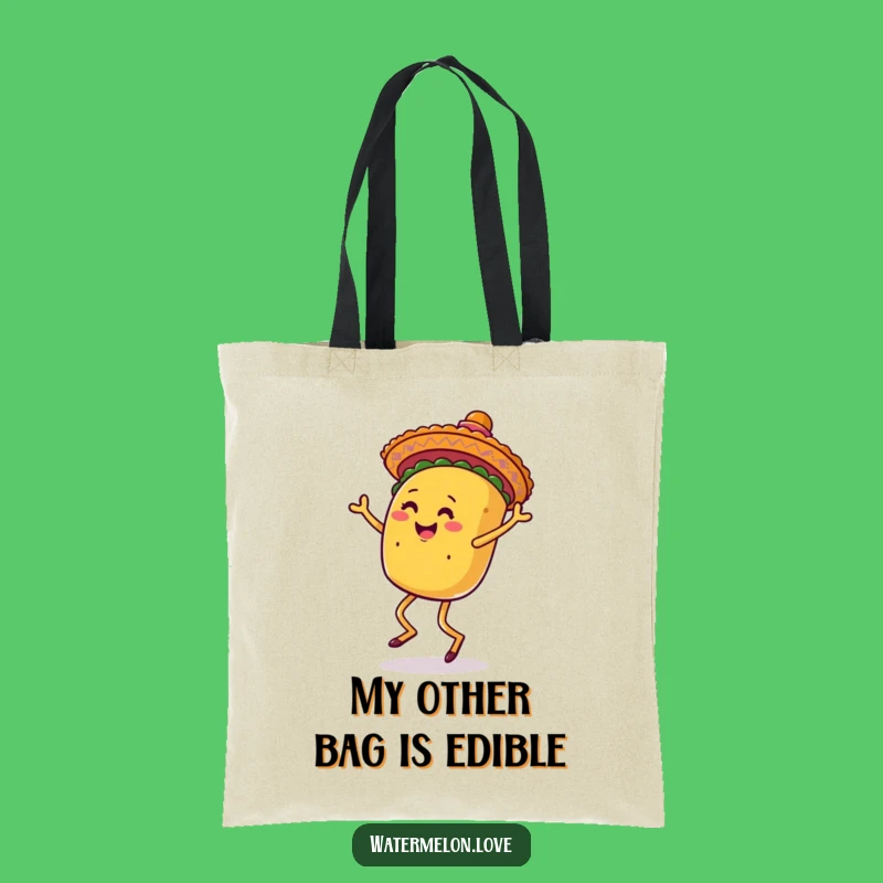 Funny Taco Fiesta Tote Bag: Carry Your Fun and Goods